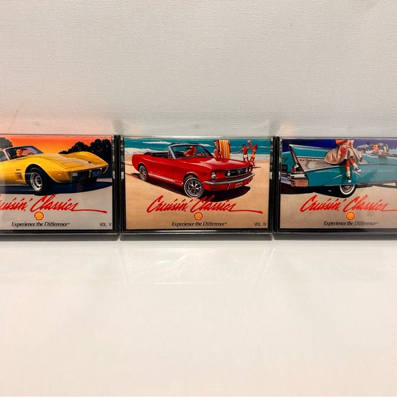 Other - Sealed Vintage Shell Cruisin'
Classics Cassette Tapes 3pk or buy individually.